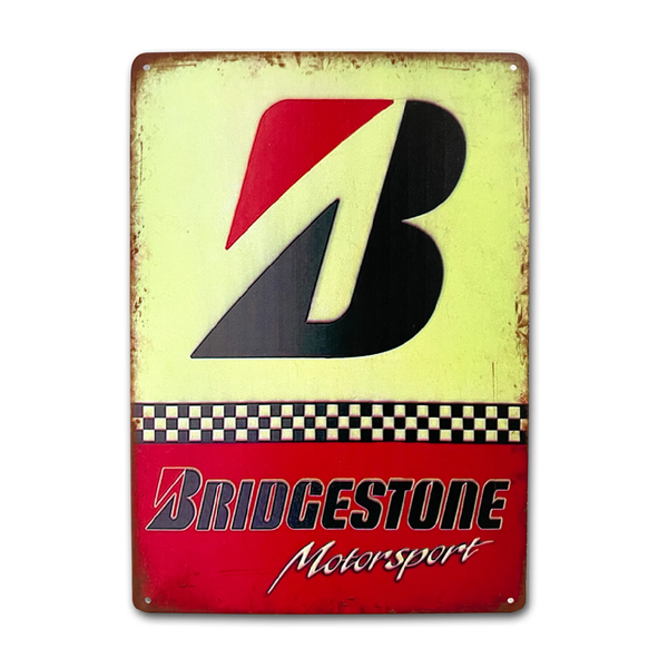 Bridgestone Motorsport - metalowa tabliczka dekoracyjna