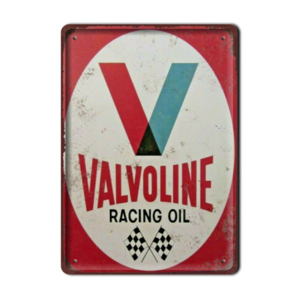 Valvoline Racing Oil - metalowa tabliczka dekoracyjna